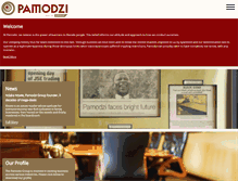 Tablet Screenshot of pamodzi.co.za
